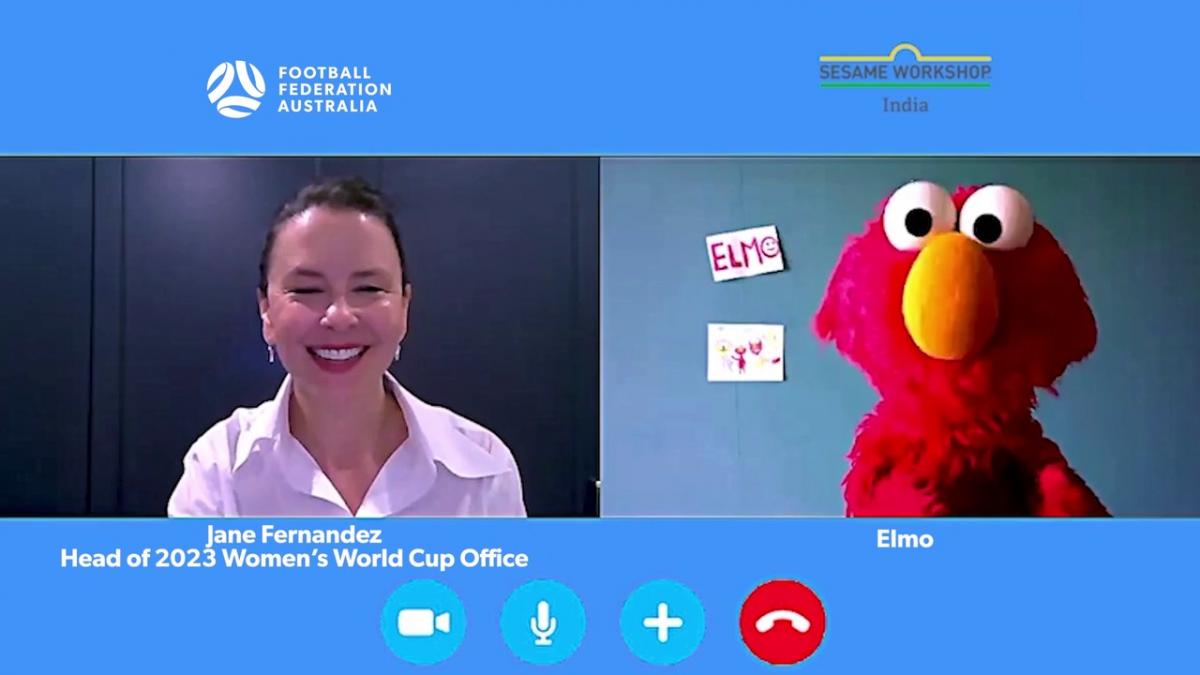 Jane Fernandez talks to Elmo about the 2023 FIFA Women's World Cup
